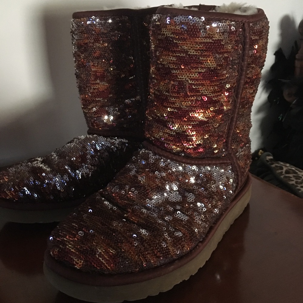 Sequin Ugg Boots - image 4